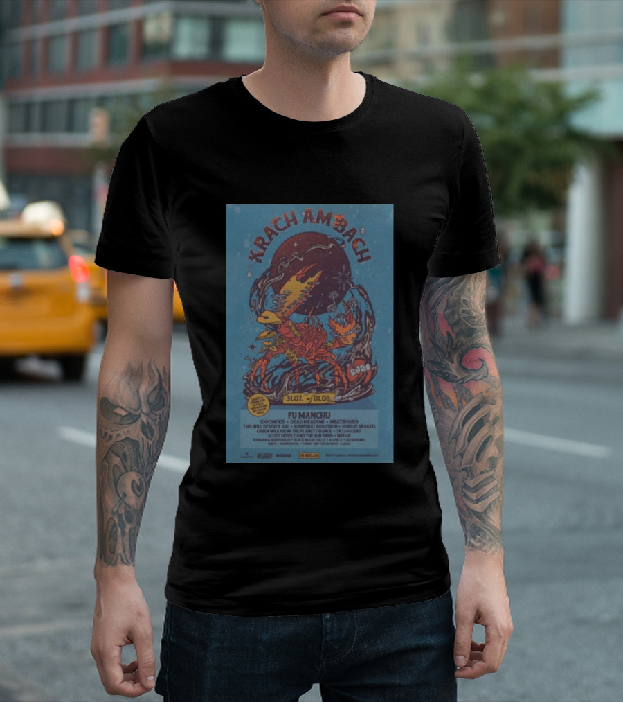 Krachambach Festival 2026 Fu Manchu Lineup And Dates T-Shirt