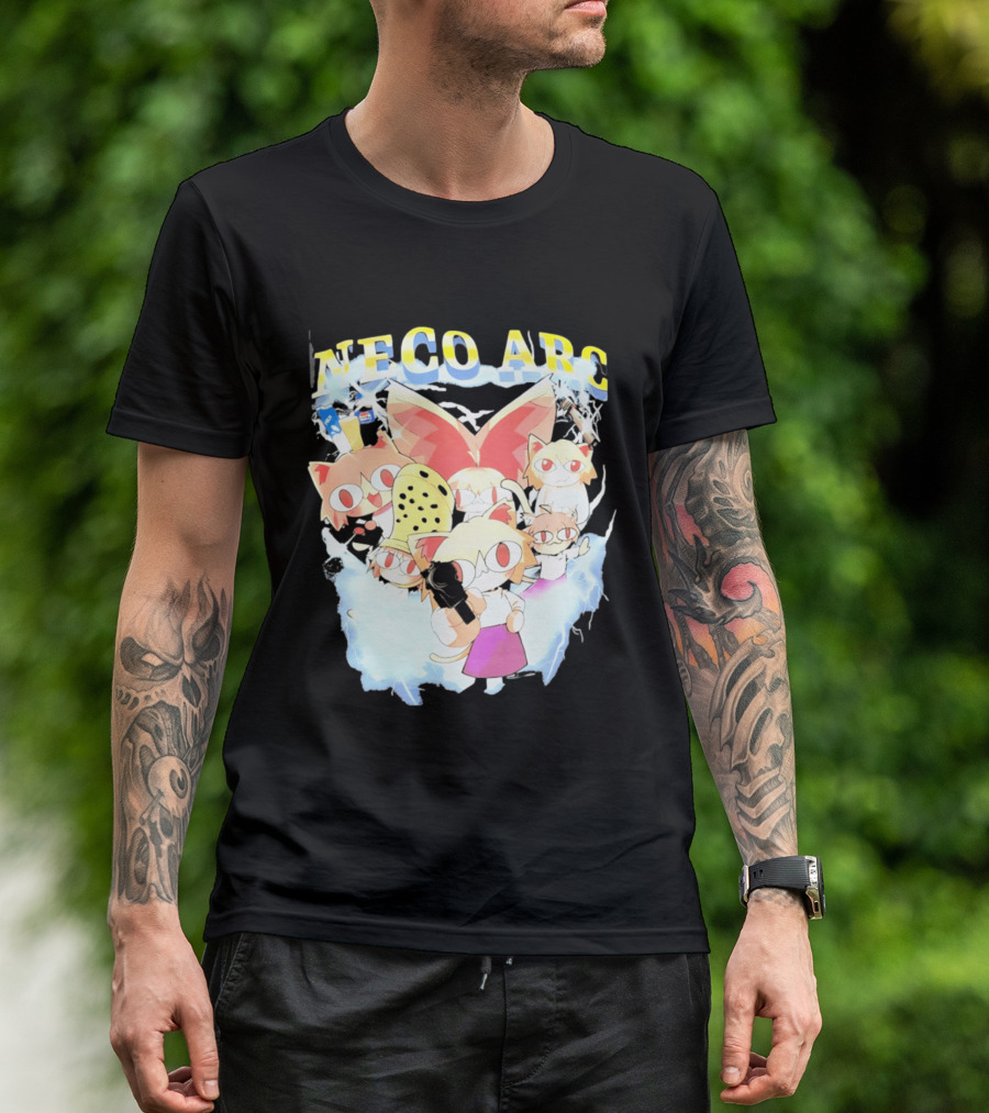 Neco Arc Tsukihime Type Moon Anime Character Collection T-Shirt