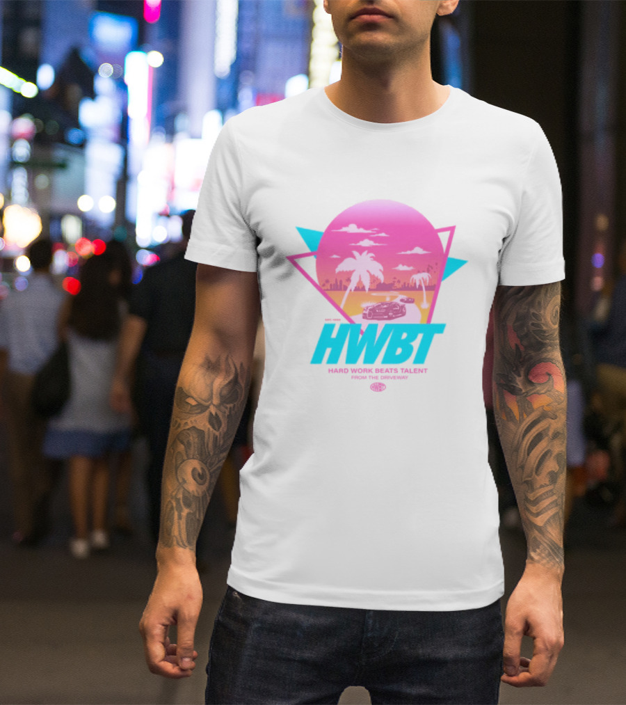 HWBT Miami Dreams Sunset Drive Neon T-Shirt