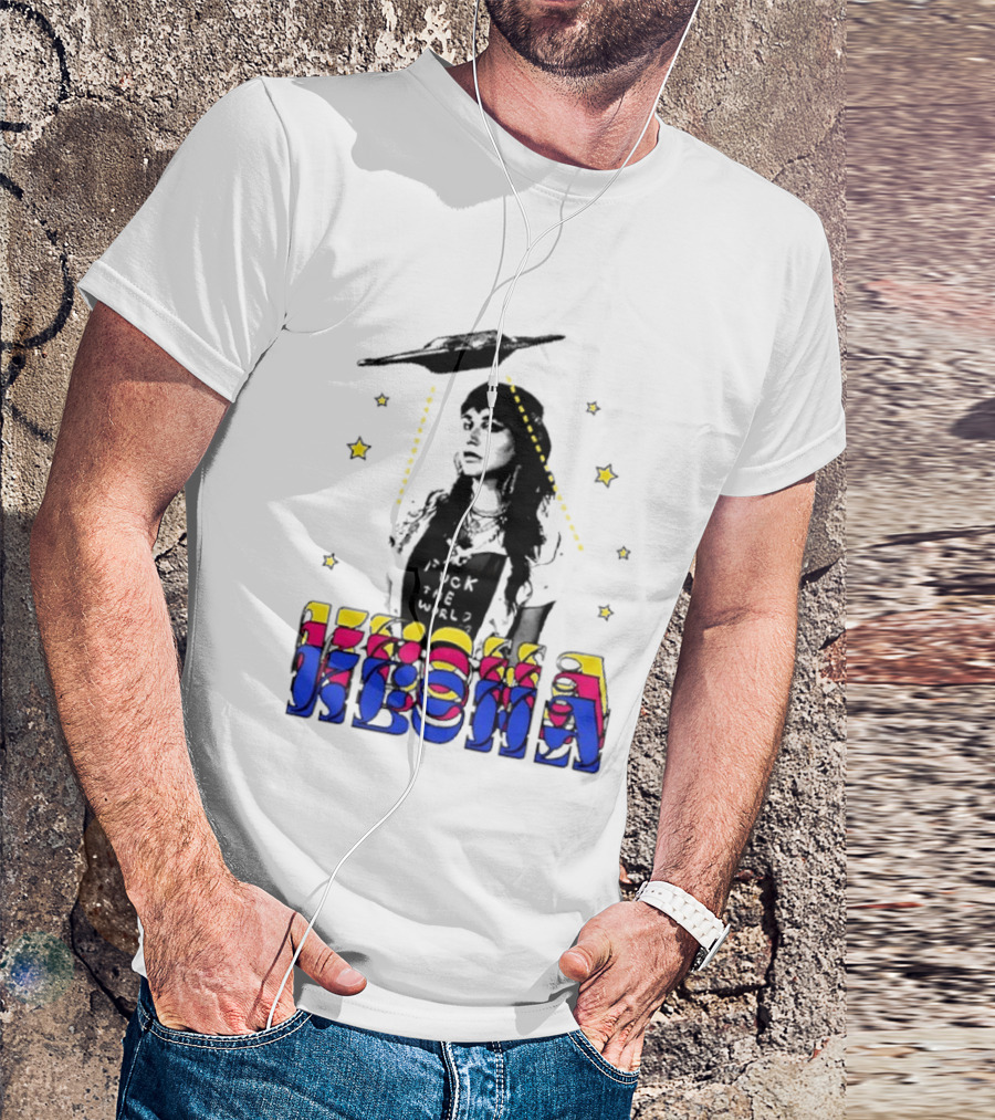 Kesha UFO Space Stars Tie Dye T-Shirt