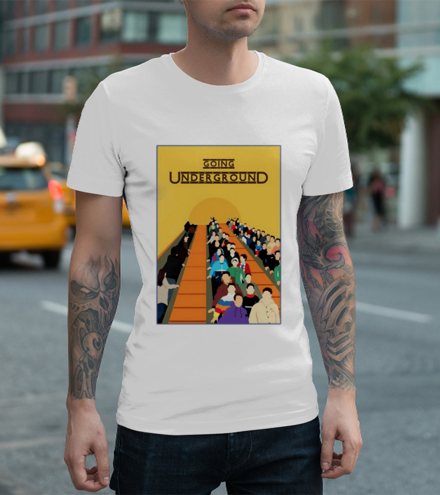 The Jam Going Underground Mod Culture Casuals Terrace Youth Football T-Shirt