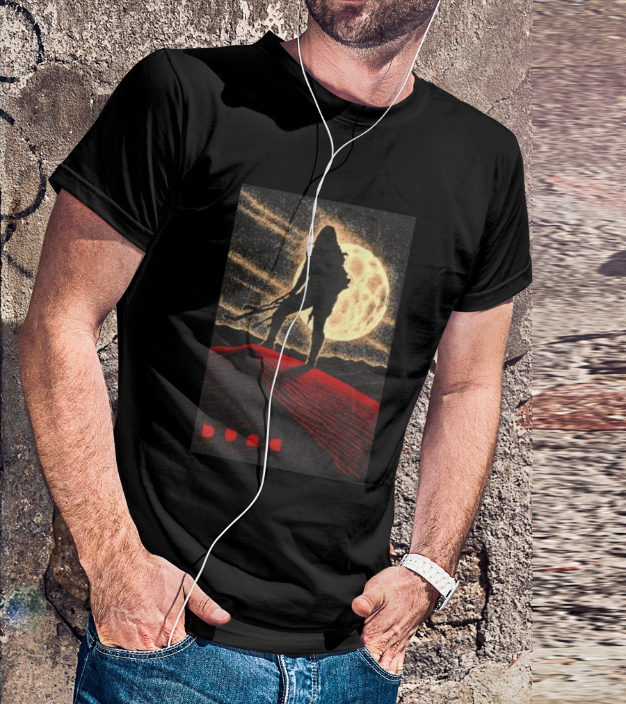 Paul Atreides Dune Arrakis Desert Moon Scene T-Shirt