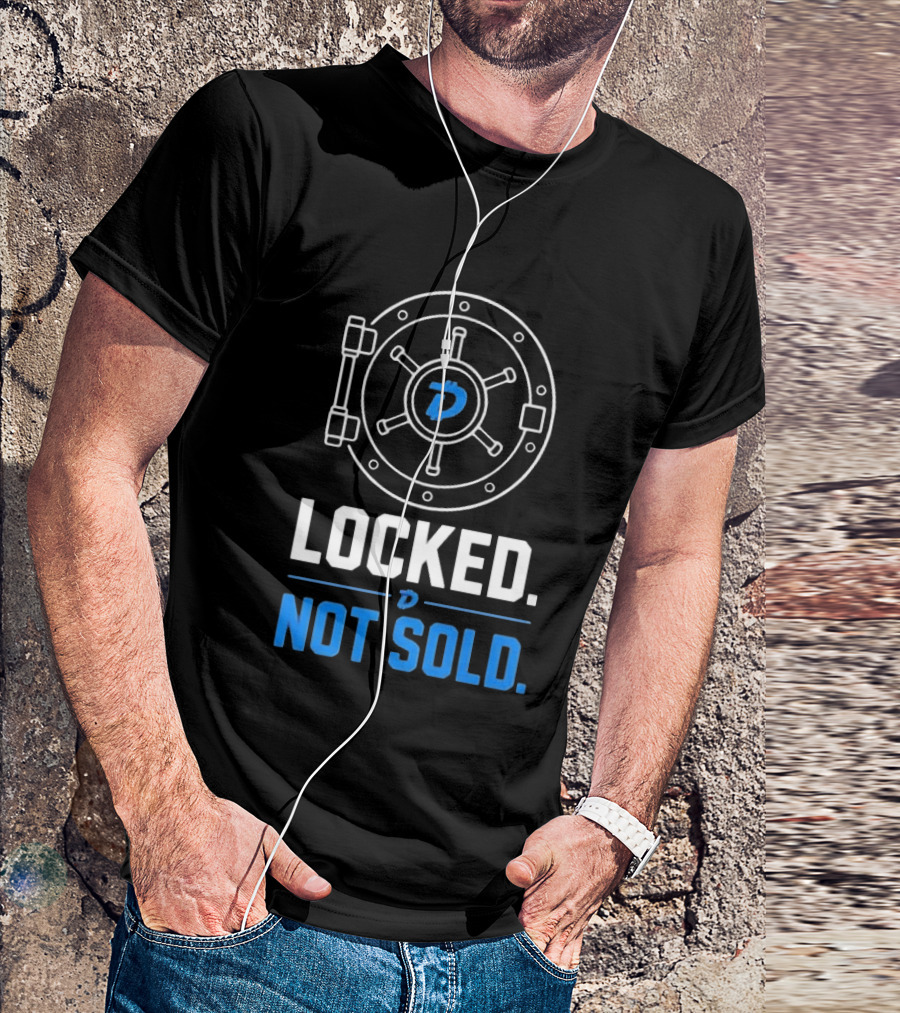 Digibyte Cryptocurrency Vault Locked Not Sold T-Shirt