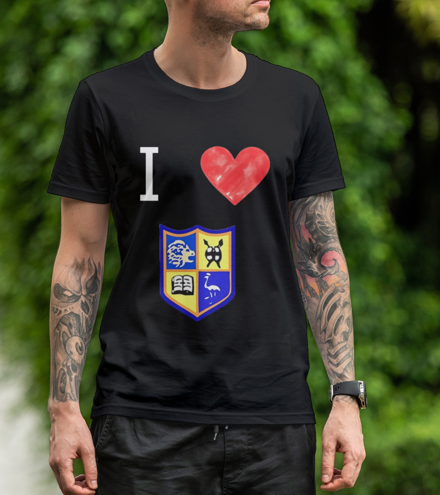 I Love University Of Zimbabwe UZ Harare Lion Emblem Crest T-Shirt