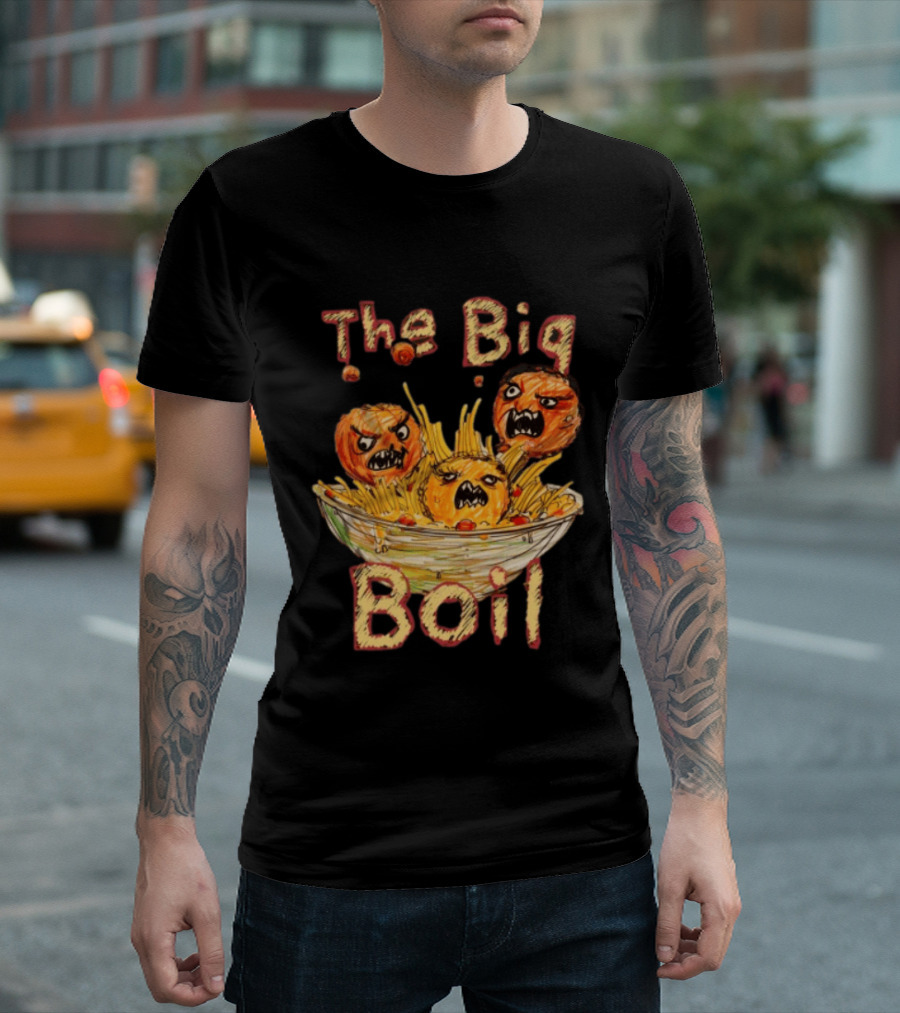 Kt8 Store Spag Heddy The Big Boil Scribble Black T-Shirt