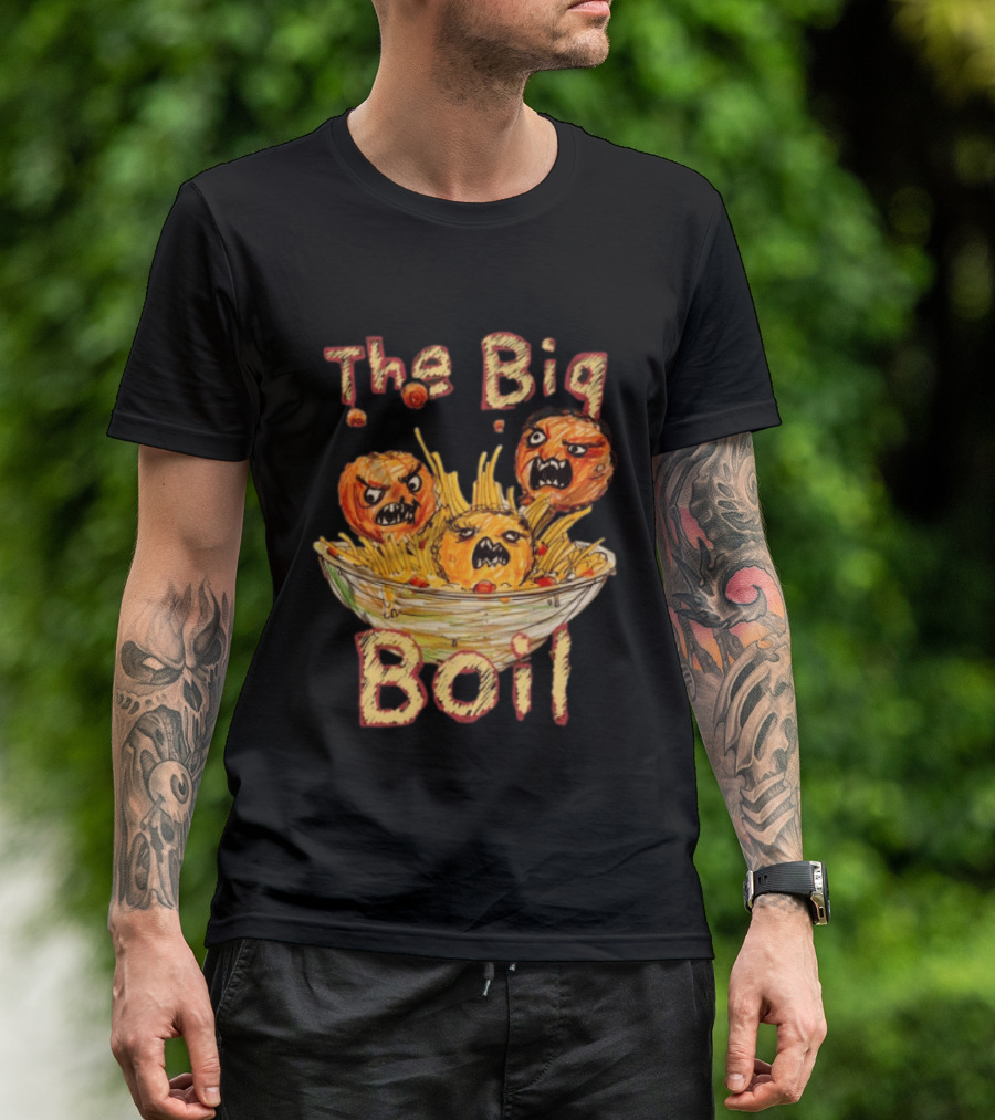 Kt8 Store Spag Heddy The Big Boil Scribble Black T-Shirt