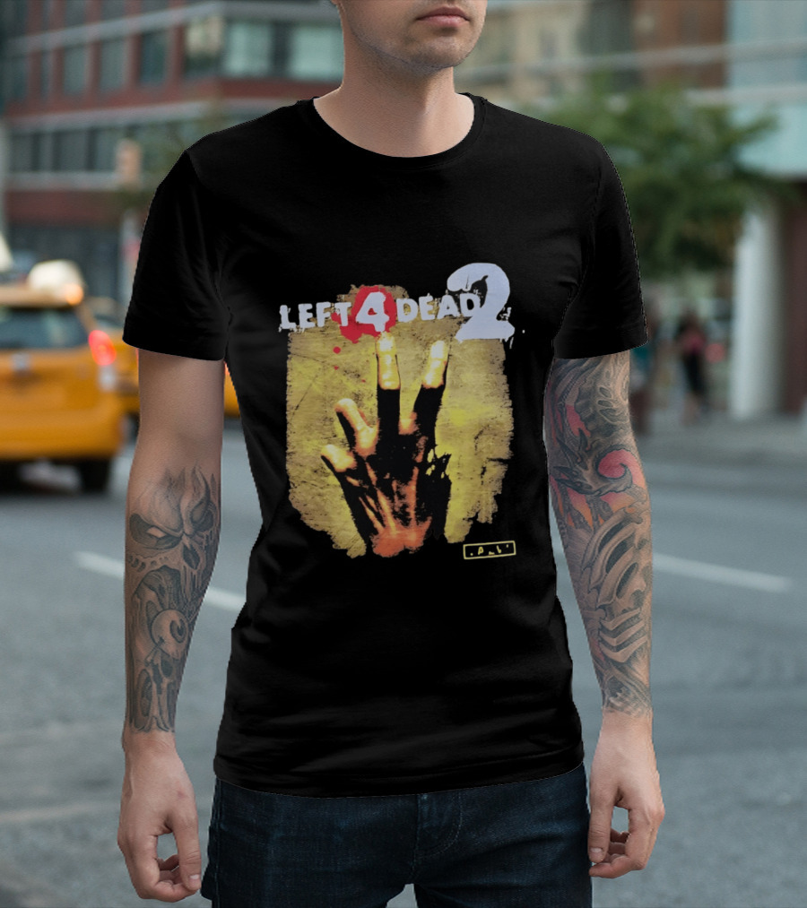 Left 4 Dead 2 Zombie Hand Valve Video Game Survival T-Shirt