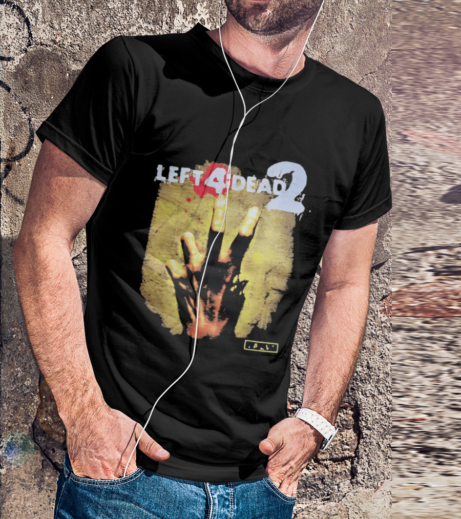 Left 4 Dead 2 Zombie Hand Valve Video Game Survival T-Shirt