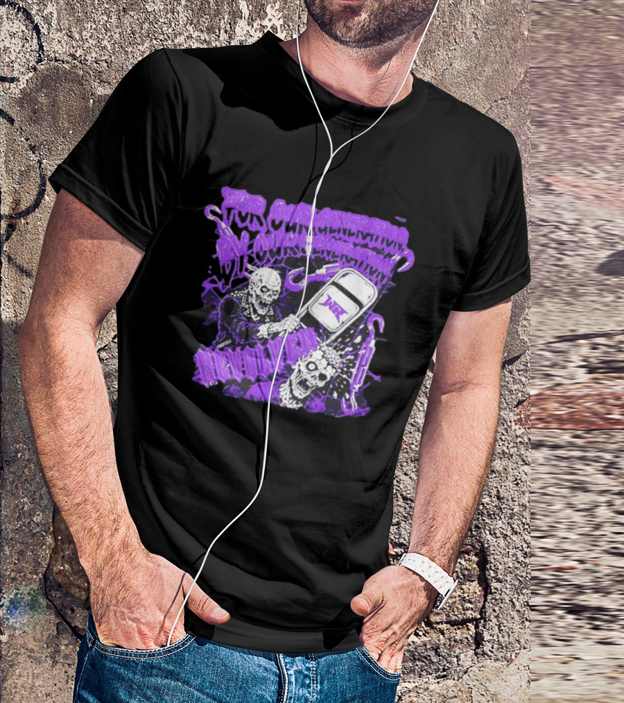 Wrestling Revolver For Our Generation Skeletons Purple T-Shirt