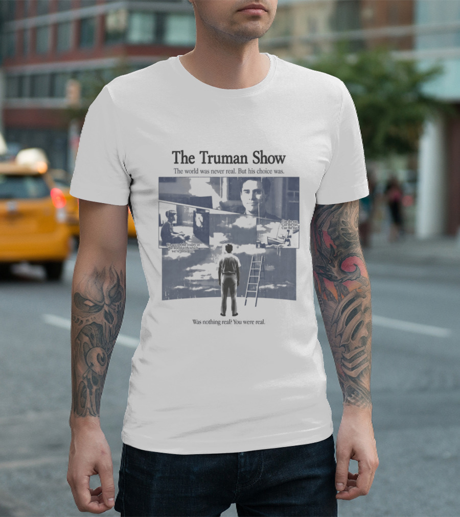 The Truman Show Jim Carrey "Welcome To The Real World" 90s Movies T-Shirt