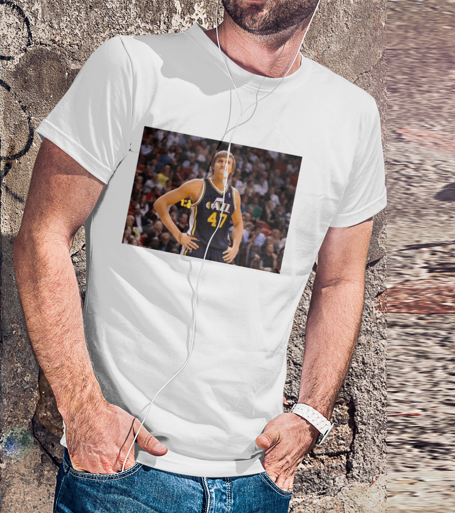 Andrei Kirilenko No. 47 AK 47 Utah Jazz Classic NBA Basketball T-Shirt