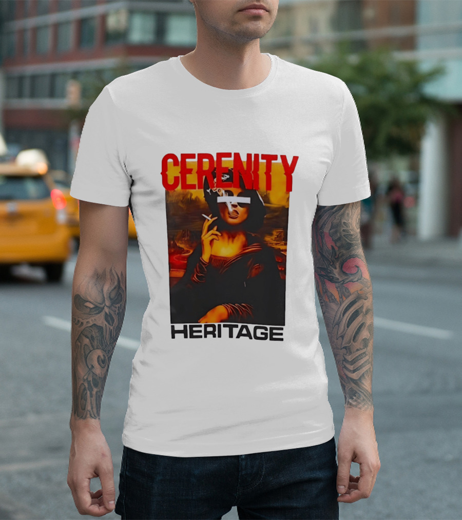 Cerenity Heritage Mona Lisa Smoking T-Shirt