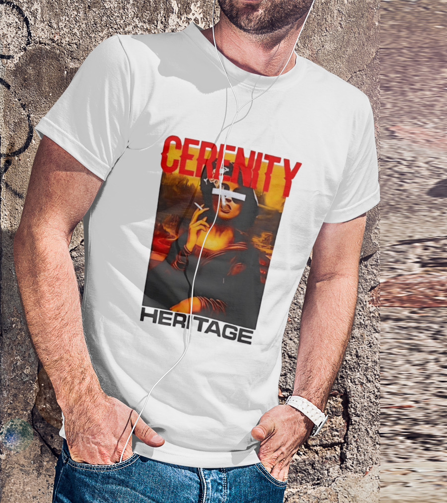 Cerenity Heritage Mona Lisa Smoking T-Shirt