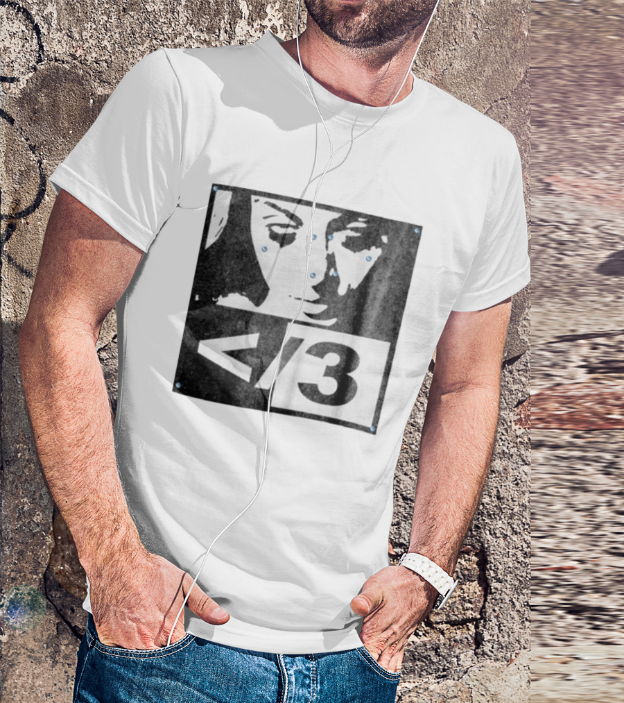 Destroy Lonely Store Piercing Face Black White <3 T-Shirt