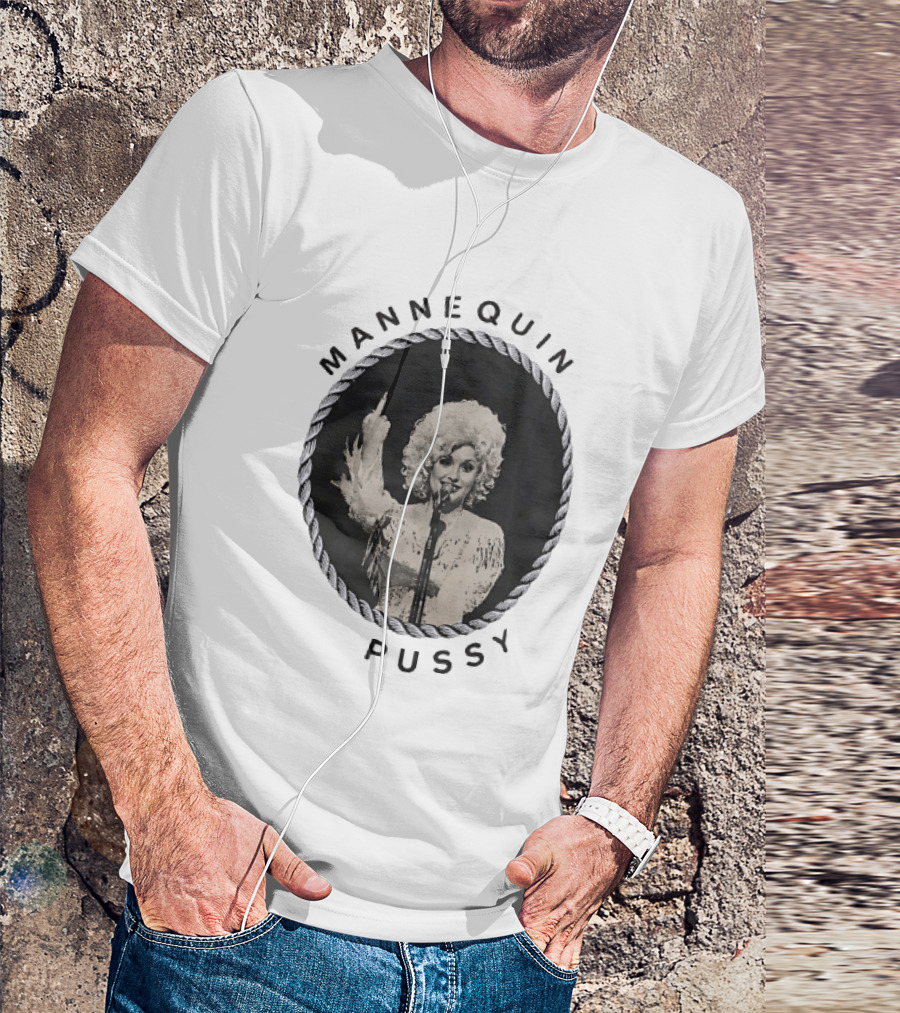 Mannequin Pussy Dolly Parton Country Music Finger T-Shirt