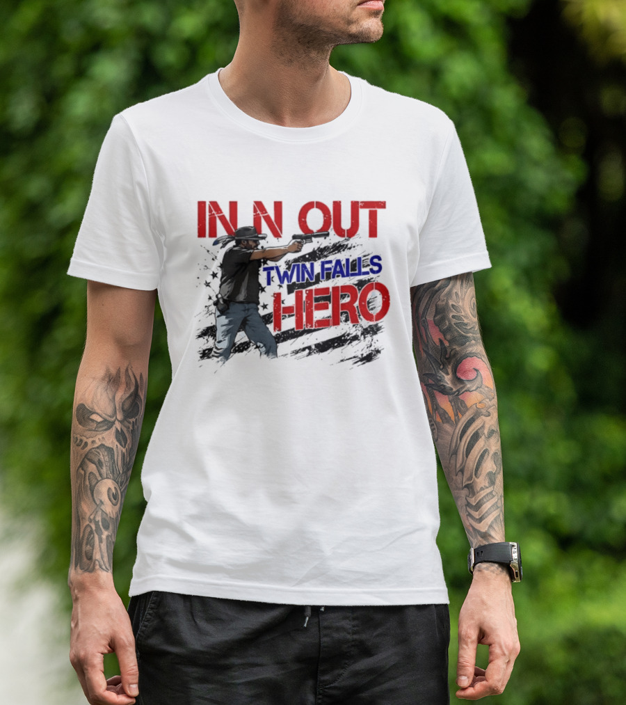 IN N OUT Twin Falls Hero Jordan Salinas T-Shirt