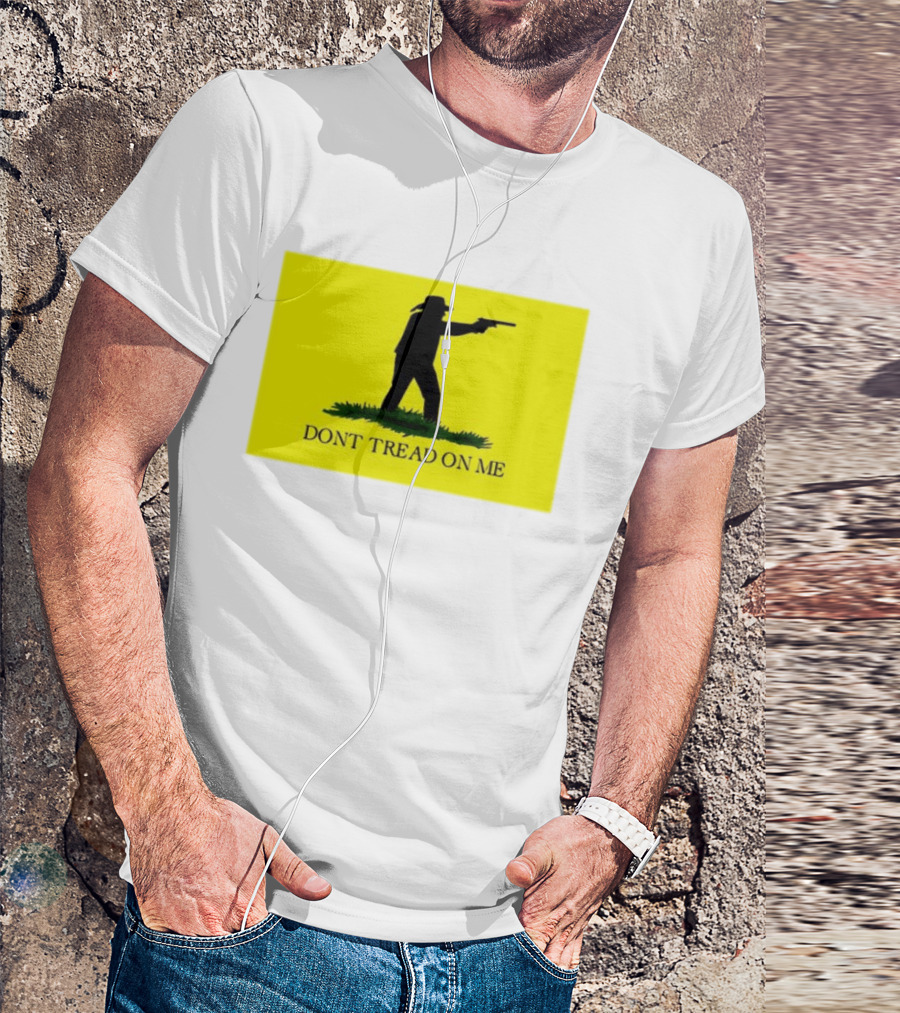 Jordan Salinas Don't Tread On Me Cowboy Silhouette Yellow T-Shirt