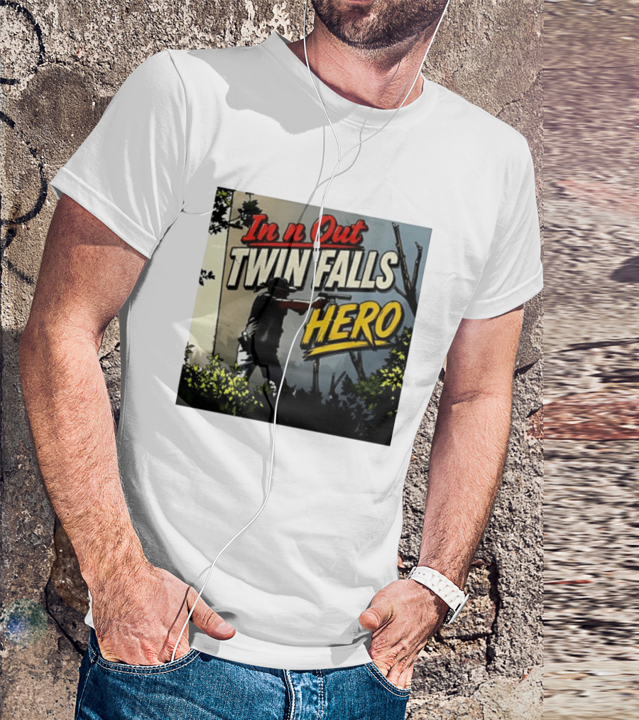 In N Out Twin Falls Hero Jordan Salinas 2026 T-Shirt