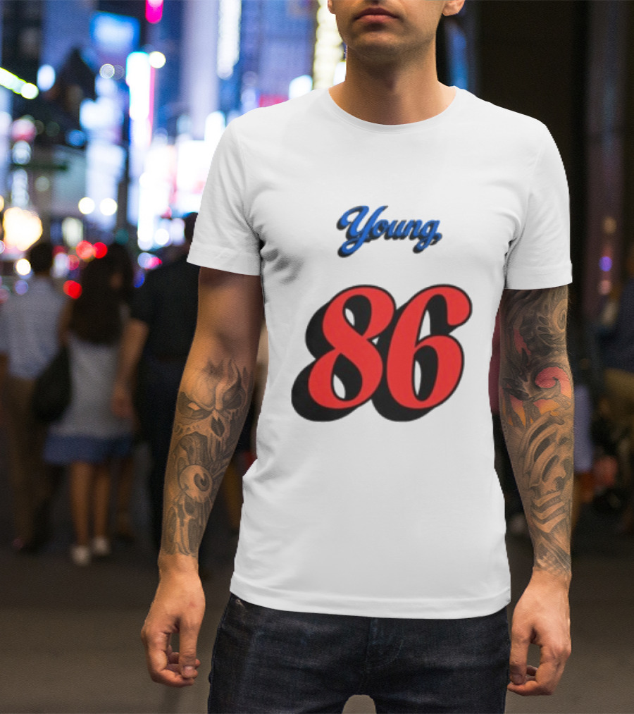 Owl City Store Young 86 Baseball 3 4 Sleeve T-Shirt