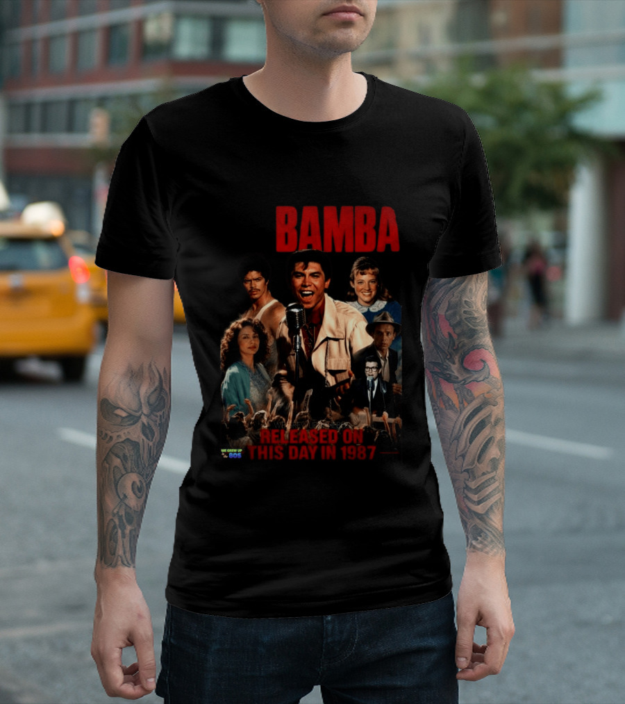 Bamba Released On This Day In 1987 80s Movie T-Shirt