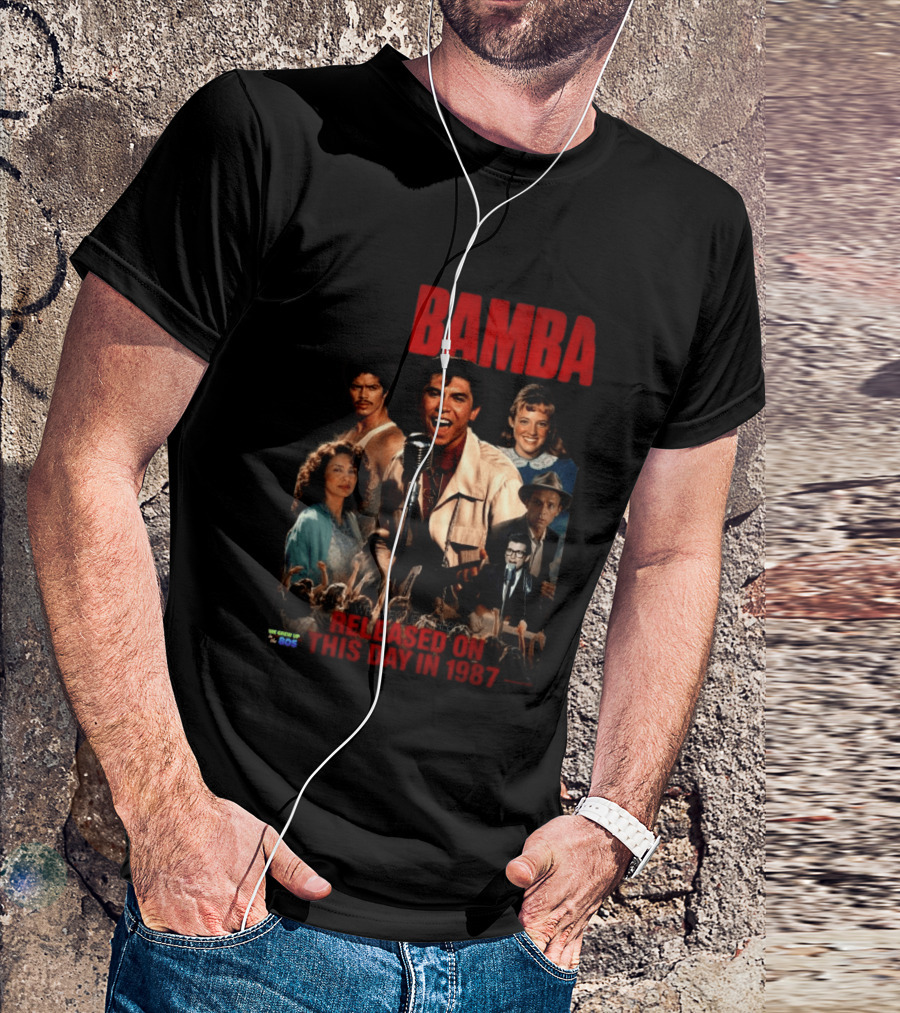 Bamba Released On This Day In 1987 80s Movie T-Shirt