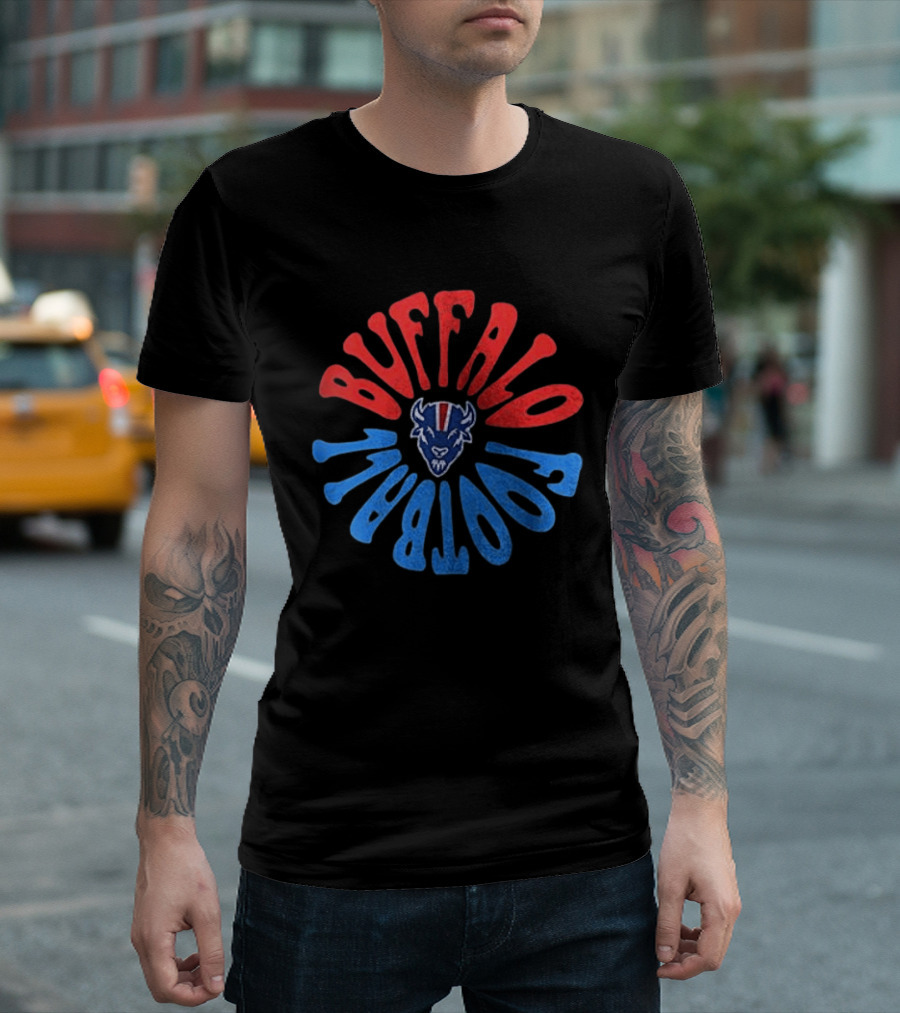Buffalo Bills Football Yesterday Today Tomorrow Forever No Matter What Diamond Heart T-Shirt