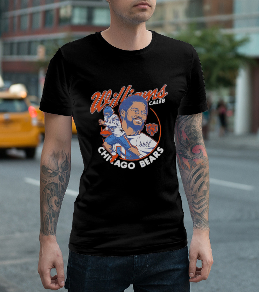 Williams Caleb Chicago Bears Football Player Bears T-Shirt