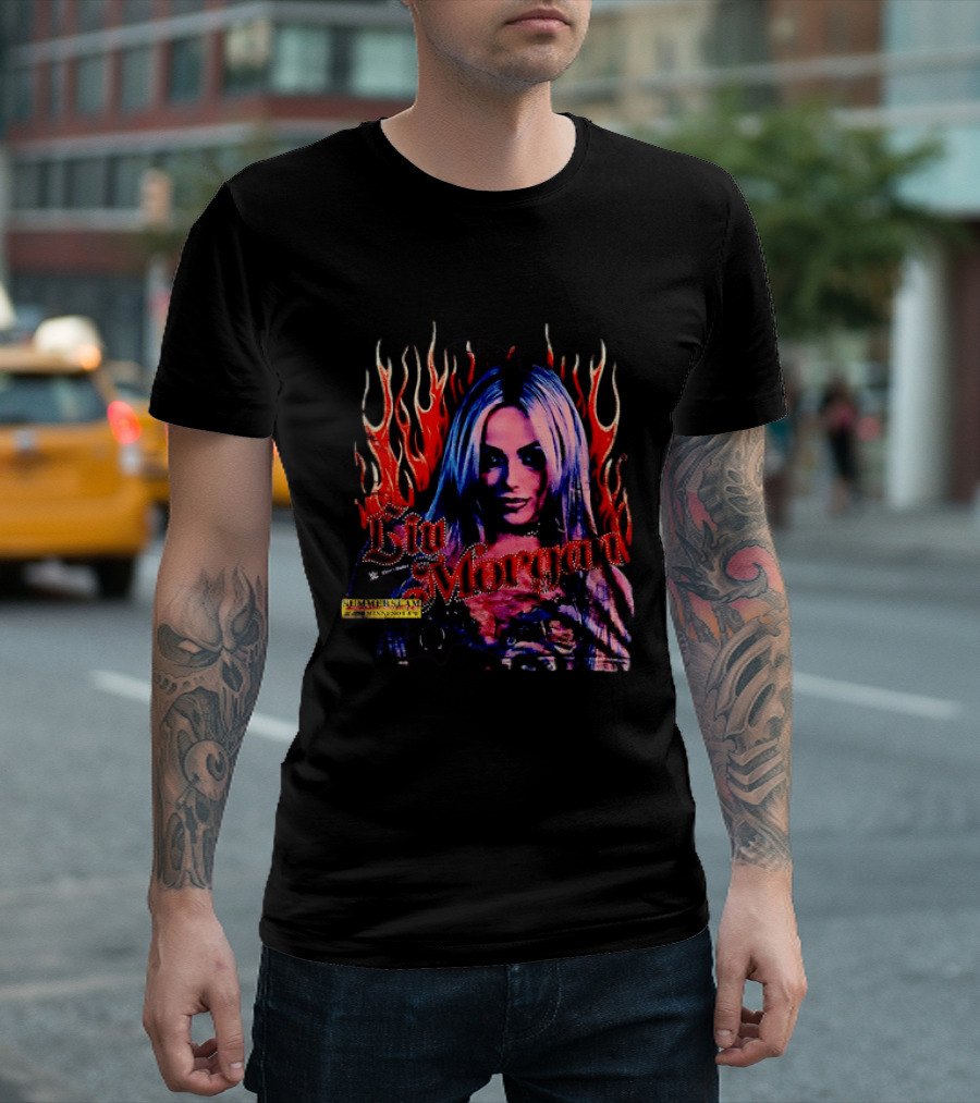 Liv Morgan WWE SummerSlam Minnesota Flames Wrestling T-Shirt