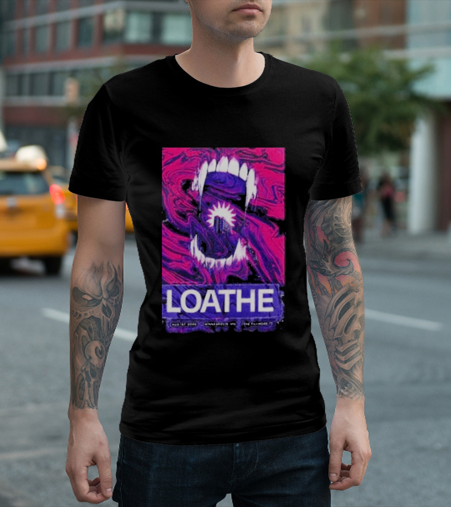 Loathe Band Live At The Fillmore Minneapolis MN August 1 2026 Concert T-Shirt
