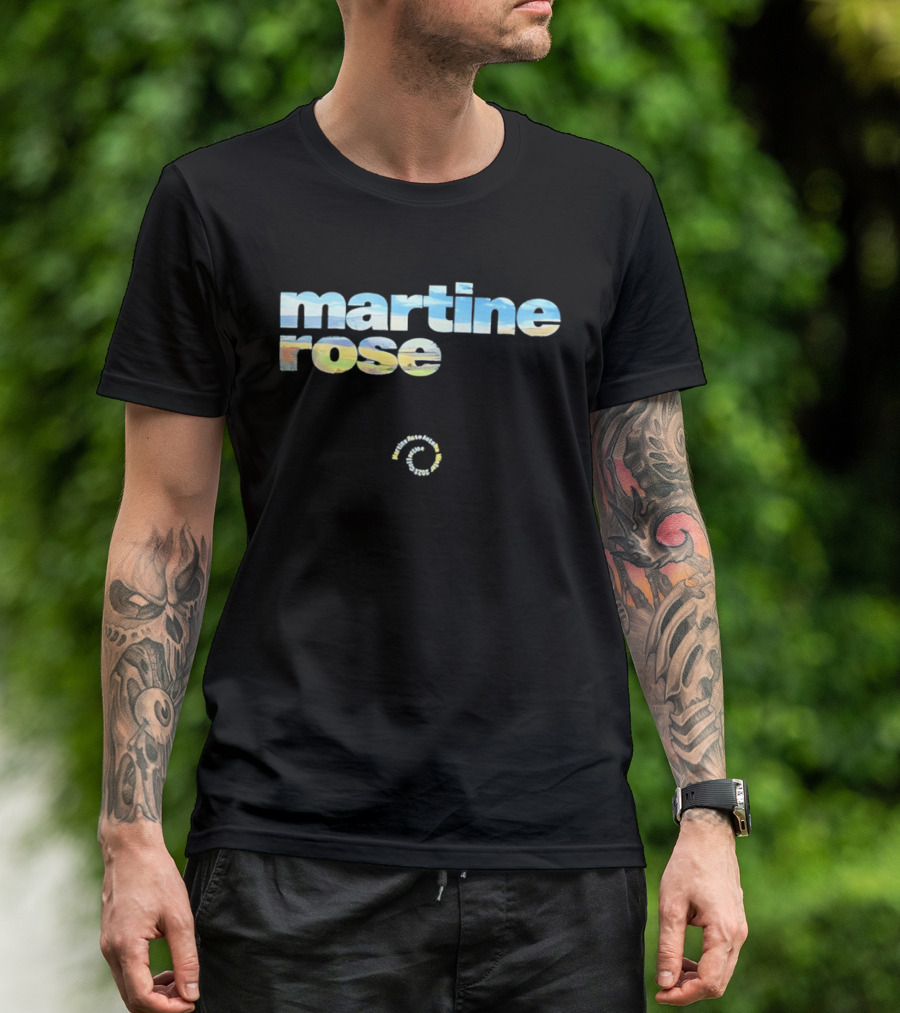 Martine Rose Autumn Winter 2021 Collection Sky Landscape Spiral T-Shirt
