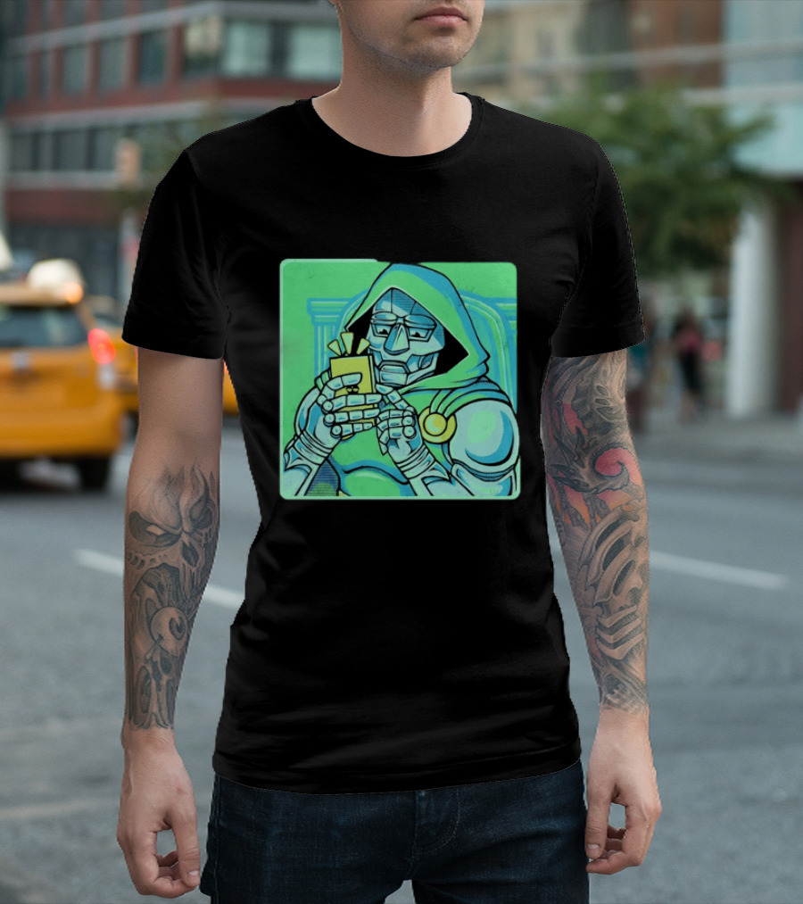 Doctor Doom Marvel Villain Doom Scroll Of Doom T-Shirt