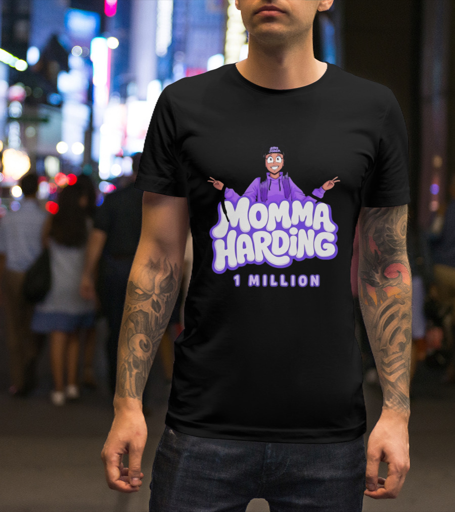 Momma Harding Stay Sober 1 Million Content Creator Celebration T-Shirt