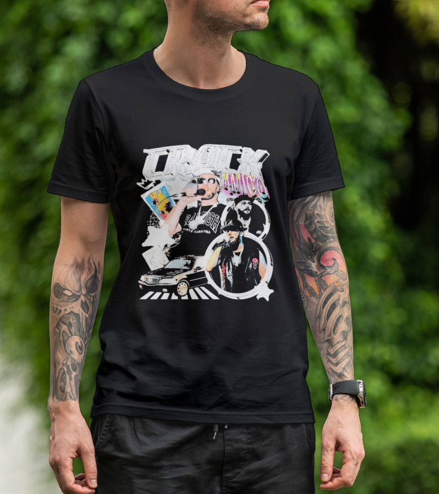 CRACK AMICO Raleigh North Carolina Hip Hop T-Shirt