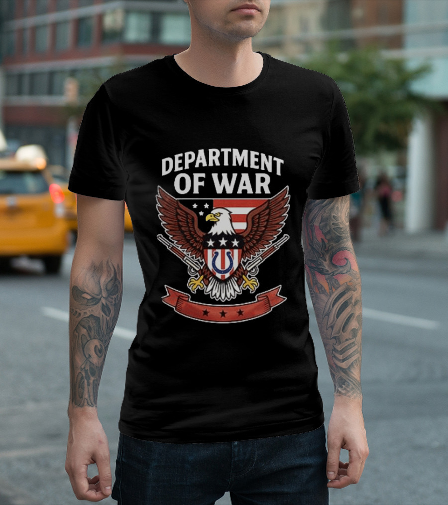 Department Of War Eagle Indianapolis Colts Stars And Stripes T-Shirt