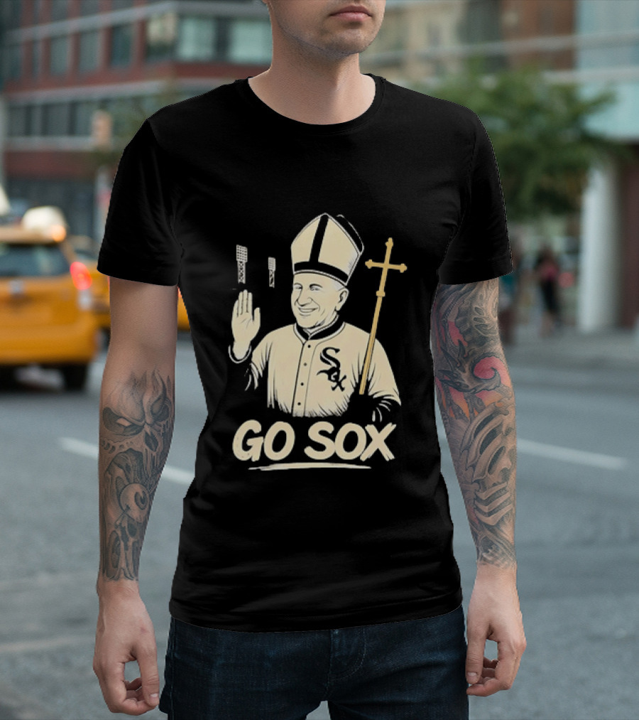 Pope Francis Go Sox Chicago White Sox MLB T-Shirt