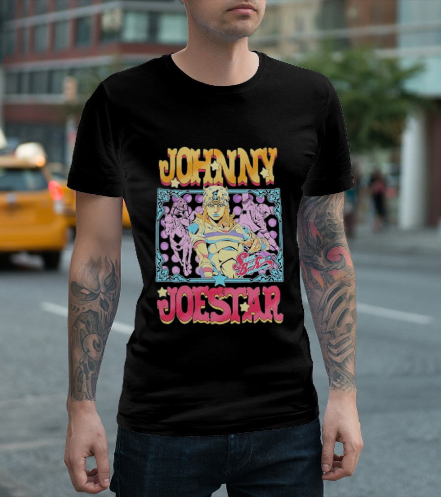 Johnny Joestar Steel Ball Run JoJo's Bizarre Adventure SBR Anime T-Shirt
