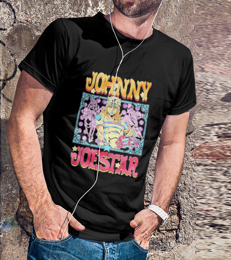 Johnny Joestar Steel Ball Run JoJo's Bizarre Adventure SBR Anime T-Shirt