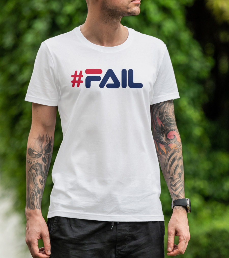 #FAIL Hashtag Bold Modern T-Shirt