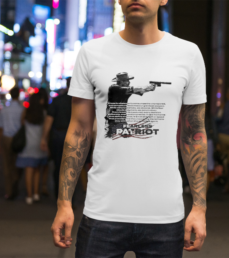 Jordan Salinas Fearless Patriot Hero T-Shirt