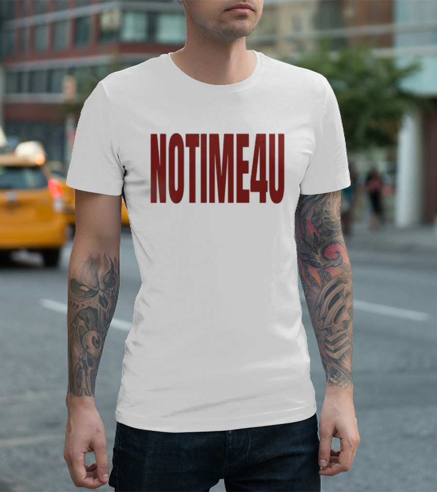 No Time 4 U Minimalist T-Shirt