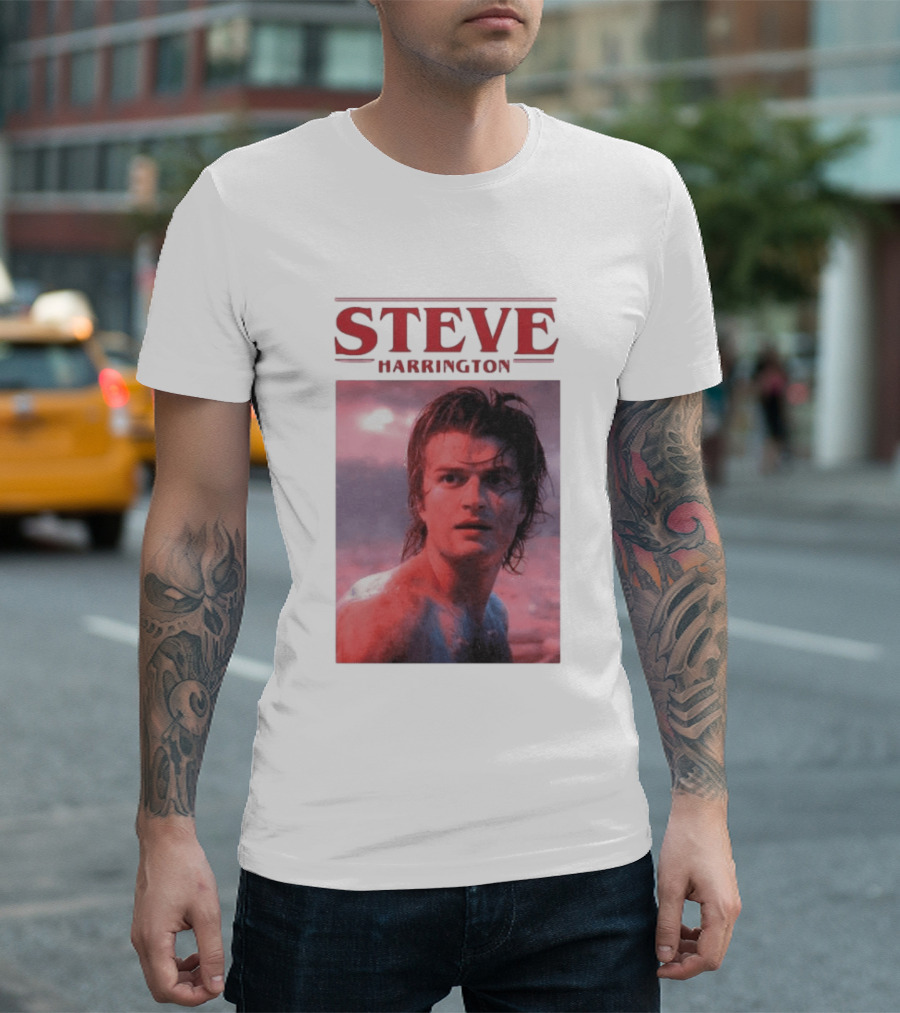 Steve Harrington Vintage Aesthetic Stranger Things Joe Keery T-Shirt