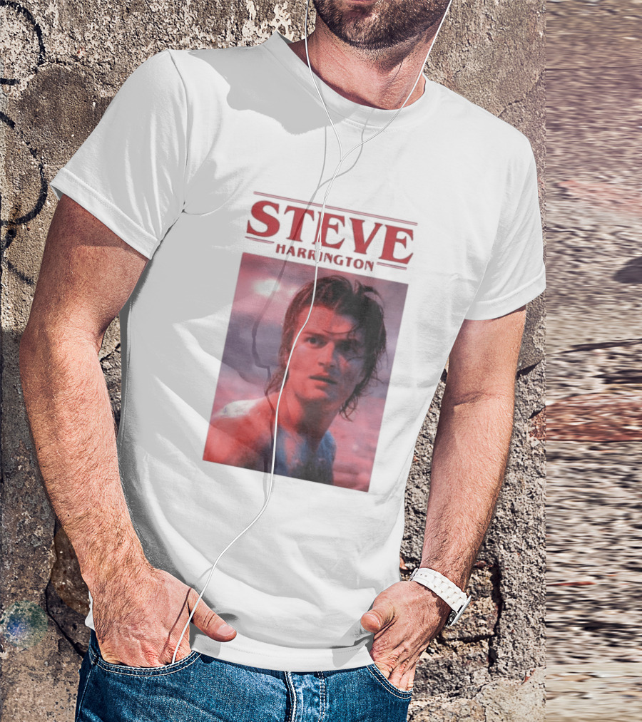 Steve Harrington Vintage Aesthetic Stranger Things Joe Keery T-Shirt