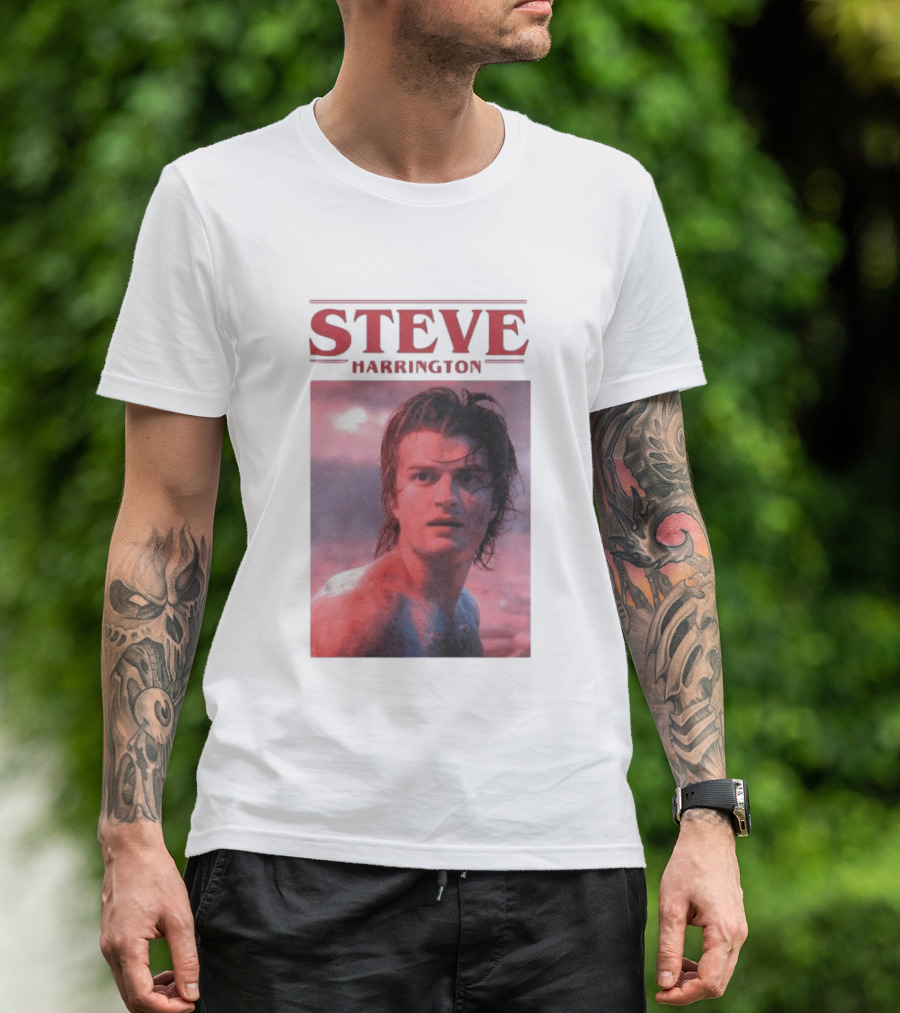 Steve Harrington Vintage Aesthetic Stranger Things Joe Keery T-Shirt