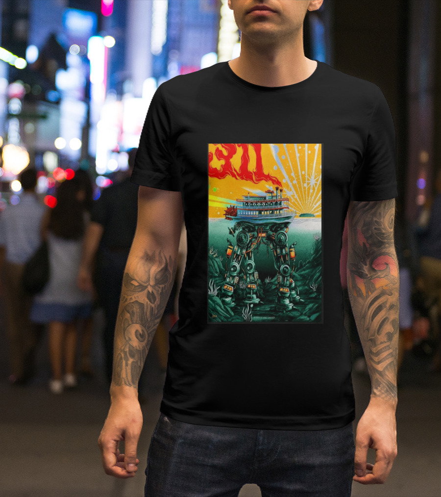 311 Kansas City MO 2026 Steamboat Robot T-Shirt