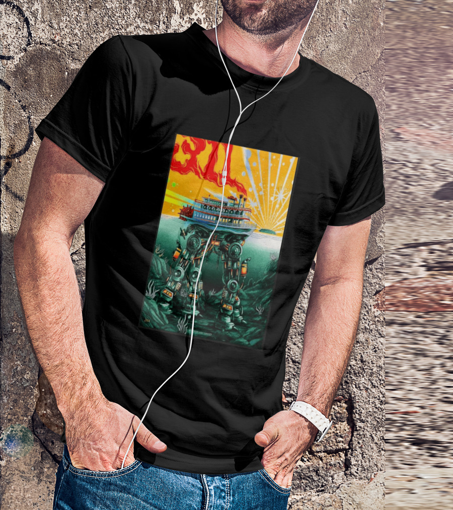 311 Kansas City MO 2026 Steamboat Robot T-Shirt