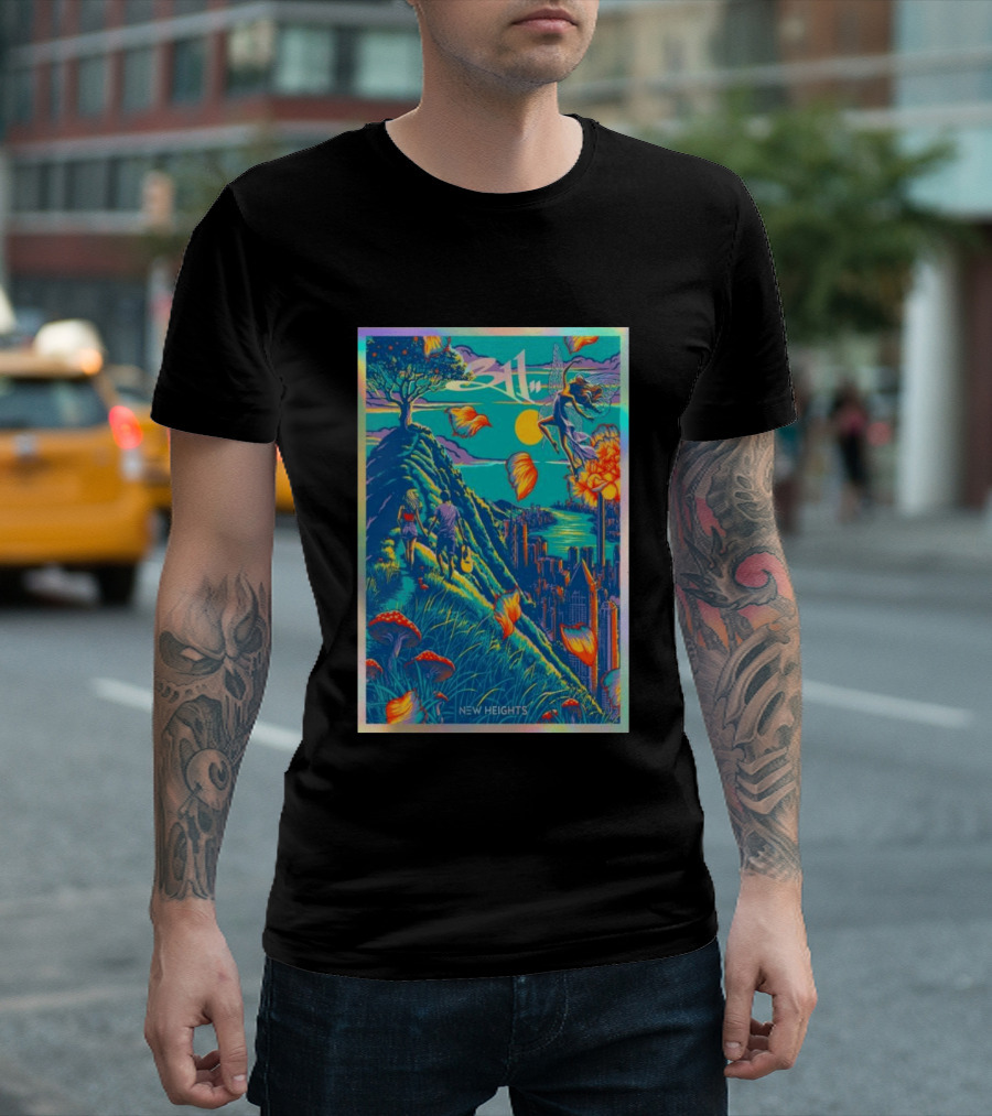 311 New Heights 2026 Fairy Cityscape Guitar Walk T-Shirt