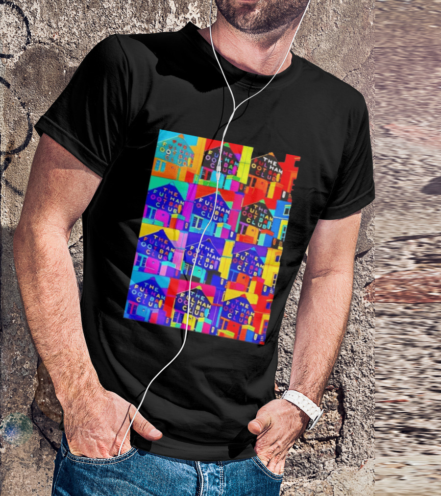 The Fulham Football Club Pop Art Craven Cottage T-Shirt