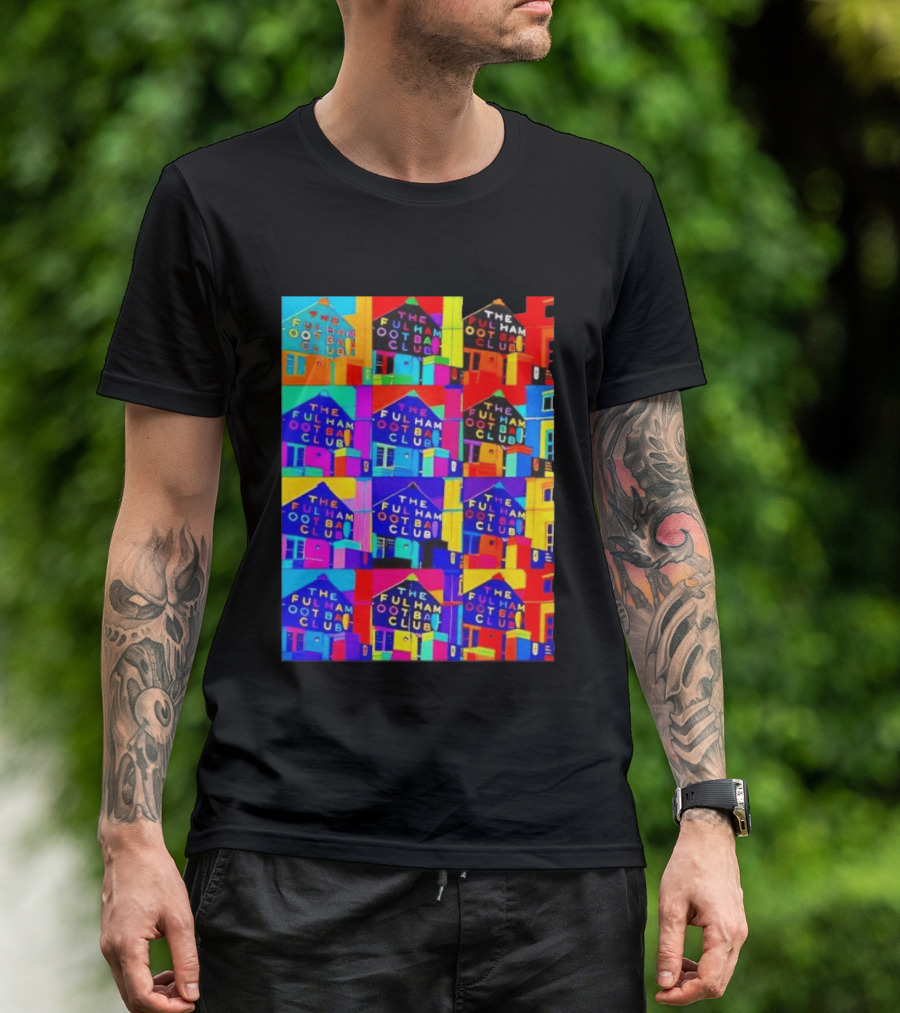 The Fulham Football Club Pop Art Craven Cottage T-Shirt