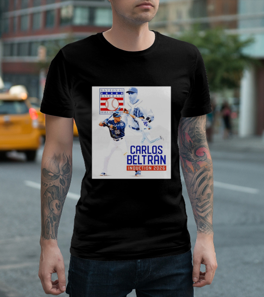 Carlos Beltran National Baseball Hall Of Fame Induction 2026 T-Shirt