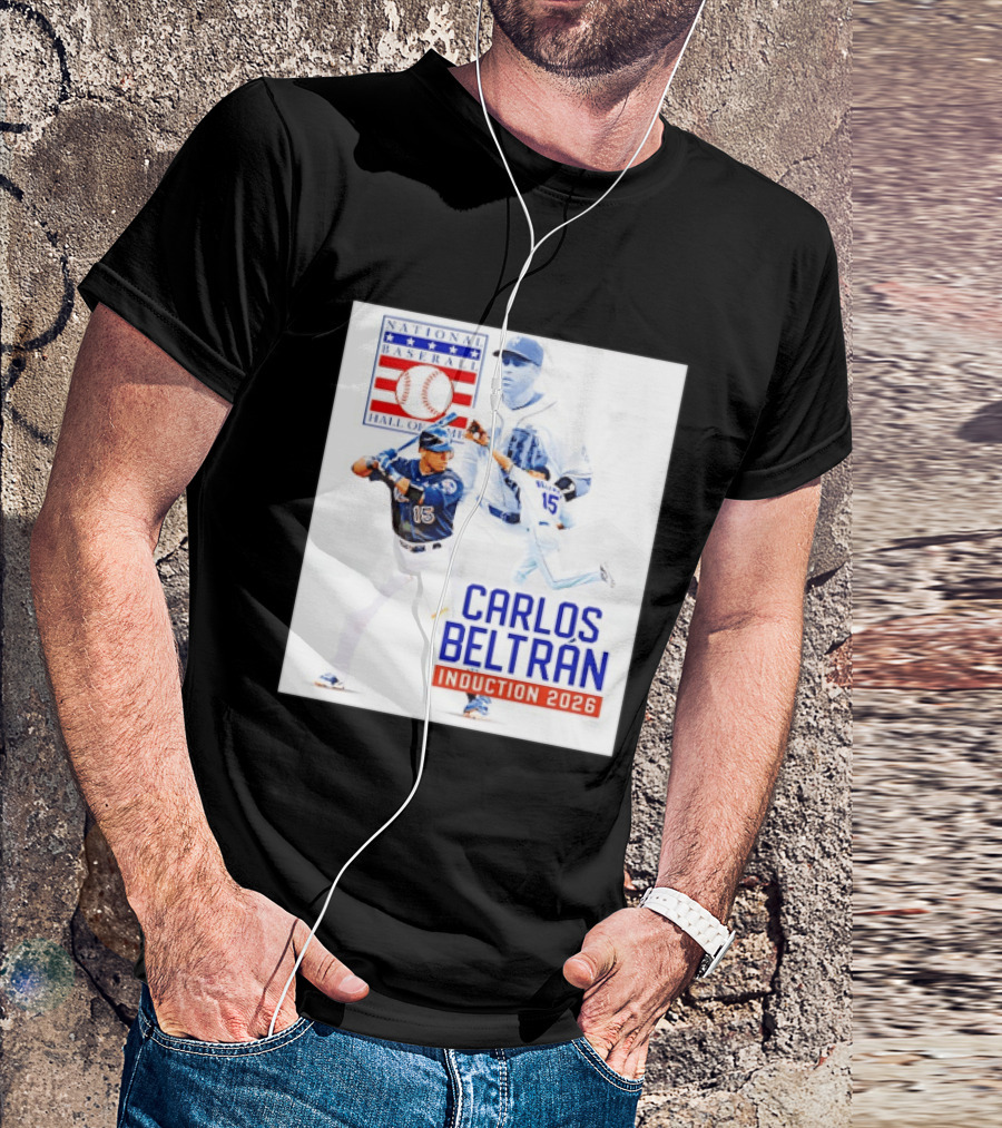 Carlos Beltran National Baseball Hall Of Fame Induction 2026 T-Shirt